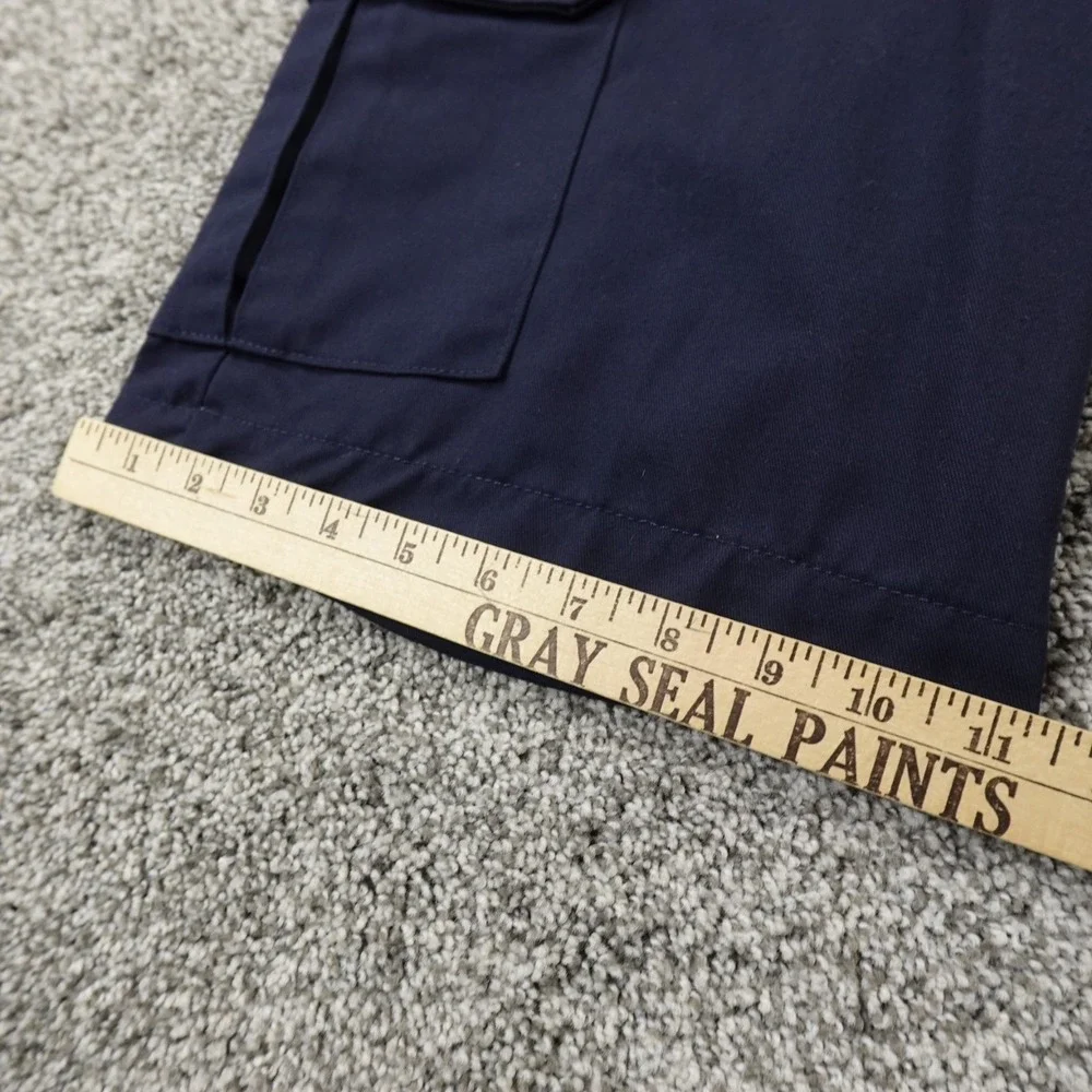 NEW Red Kap Shorts Mens 30 Blue Cargo Utility‎ Work Uniform Skate Mechanic PT66